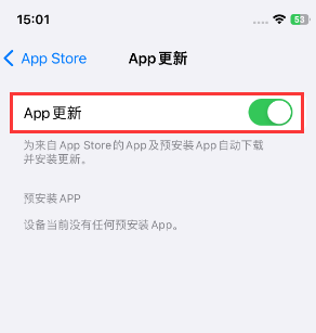 佛山苹果15维修中心如何让iPhone15APP自动更新