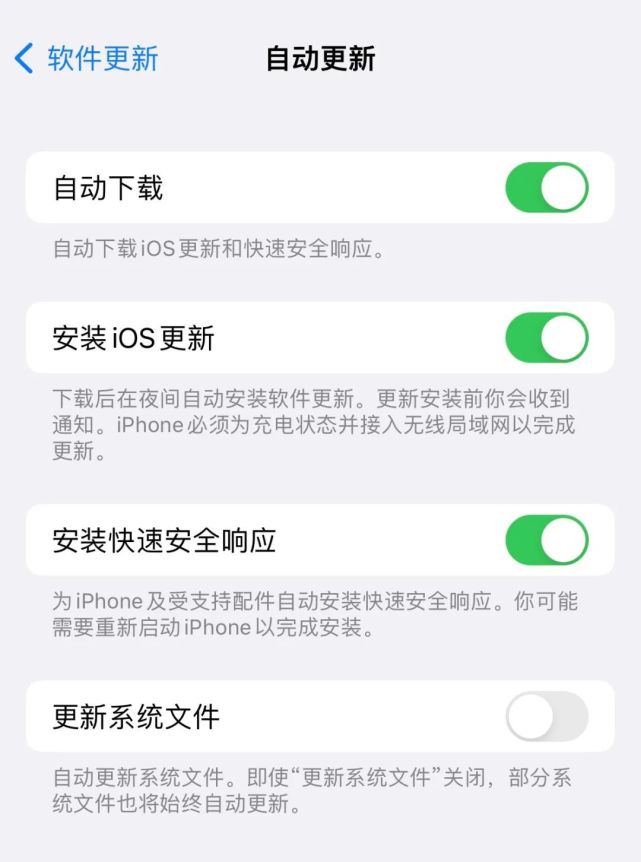 佛山苹果手机维修分享苹果快速安全响应更新有必要安装吗 